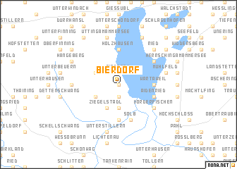 map of Bierdorf