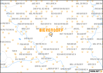map of Bierendorf