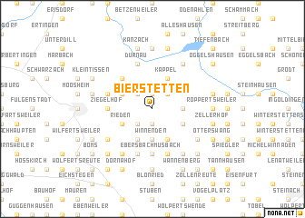 map of Bierstetten