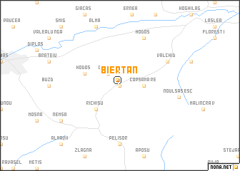 map of Biertan