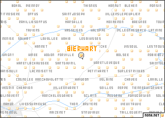 map of Bierwart