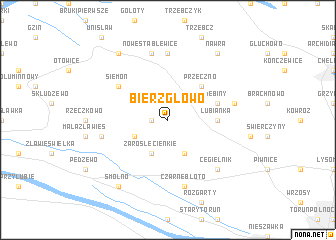 map of Bierzgłowo