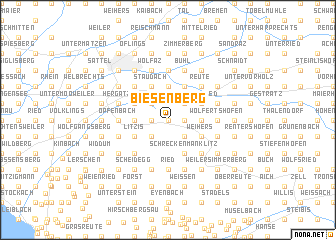 map of Biesenberg