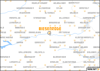 map of Biesenrode