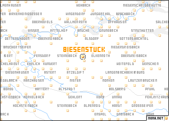 map of Biesenstück