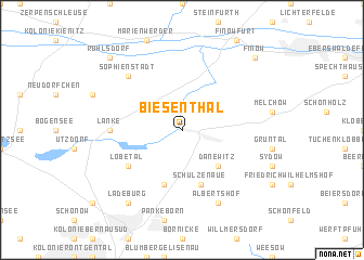 map of Biesenthal