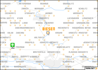 map of Biesen