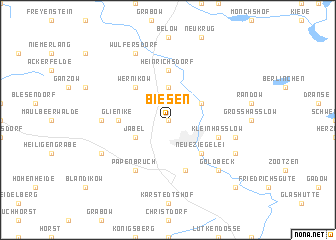 map of Biesen