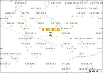 map of Biesiadki