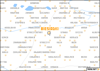 map of Biesiadki