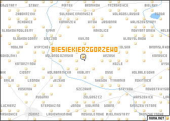 map of Biesiekierz Górzewo