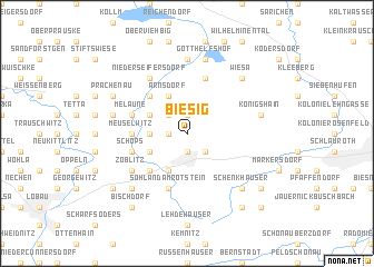 map of Biesig