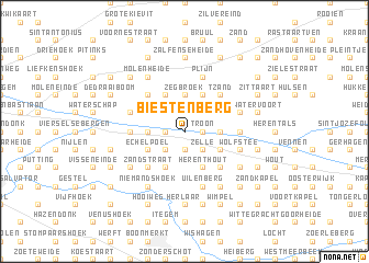 map of Biestenberg