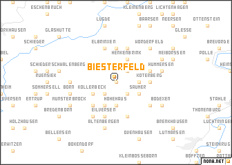 map of Biesterfeld