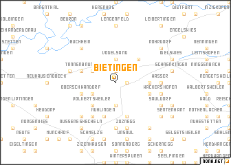 map of Bietingen