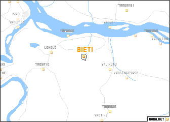 map of Bieti