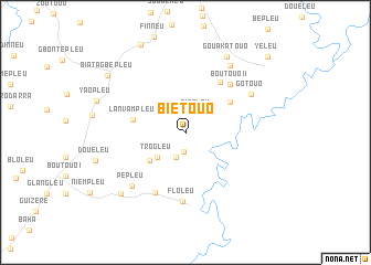 map of Biétouo