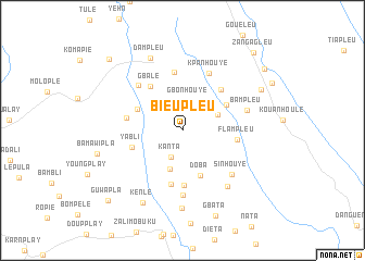 map of Bieupleu