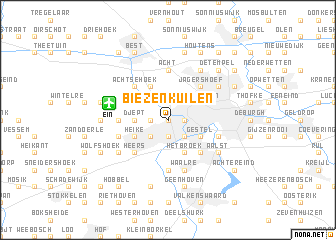 map of Biezenkuilen