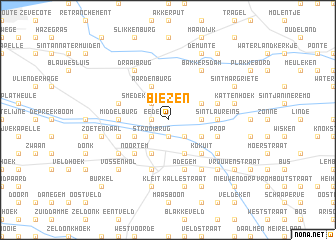 map of Biezen