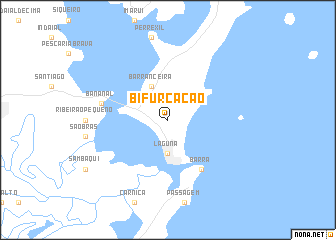 map of Bifurcação