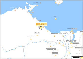 map of Bigaan