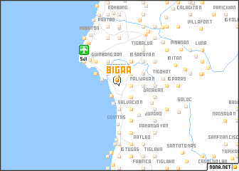 map of Bigaa