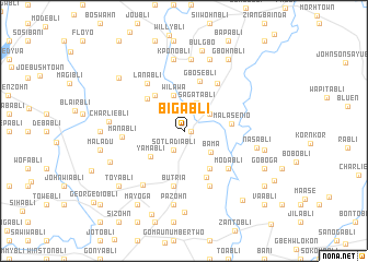 map of Bigabli