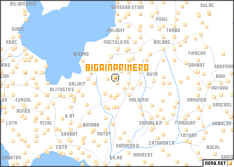 map of Bigain Primero