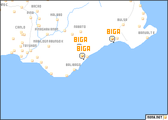 map of Biga