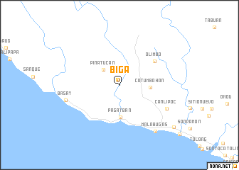 map of Biga