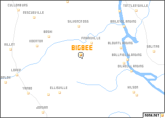 map of Bigbee