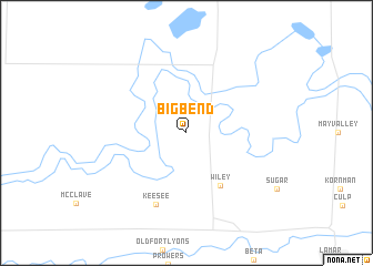 map of Big Bend