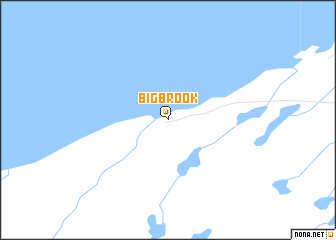 map of Big Brook