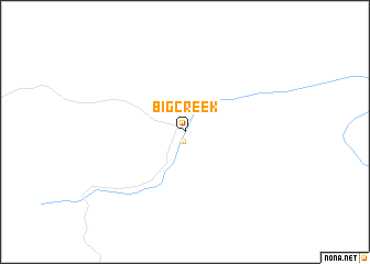 map of Big Creek