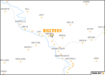 map of Big Creek