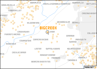 map of Big Creek