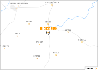 map of Big Creek