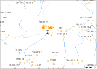 map of Bīgdam