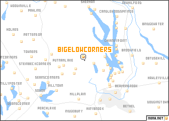 map of Bigelow Corners