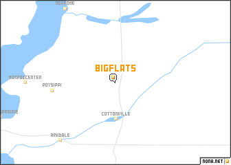 map of Big Flats