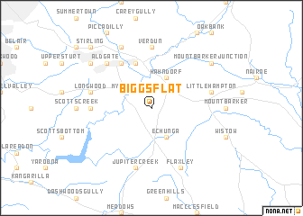map of Biggs Flat