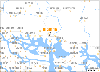 map of Bí Giàng
