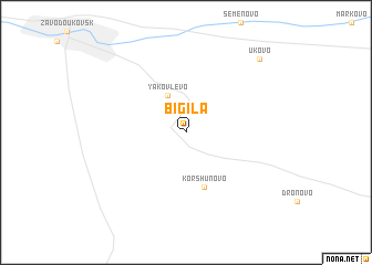 map of Bigila