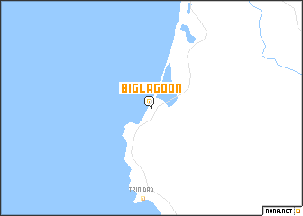 map of Big Lagoon