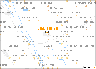 map of Biglitanya