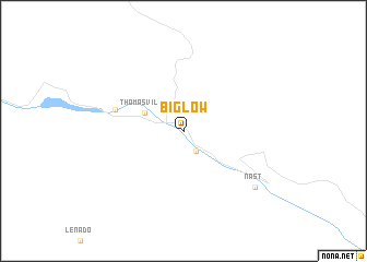 map of Biglow