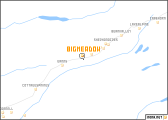 map of Big Meadow