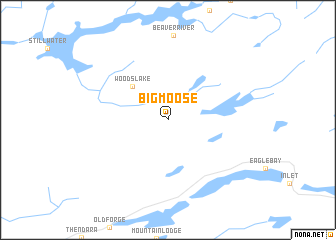 map of Big Moose