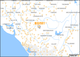 map of Bignay